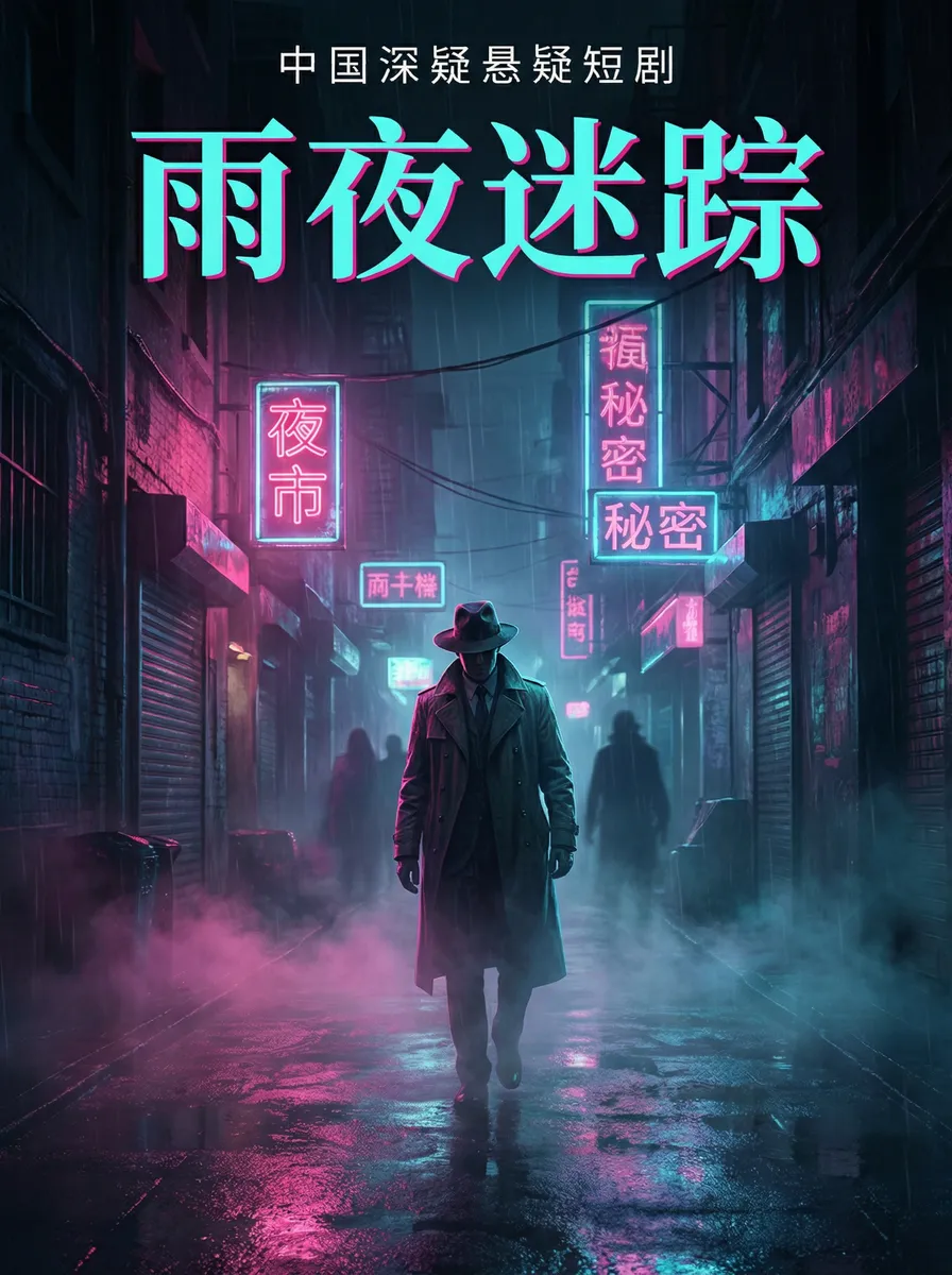 小欣奈 悬疑追踪短剧 - 雨夜迷踪海报
