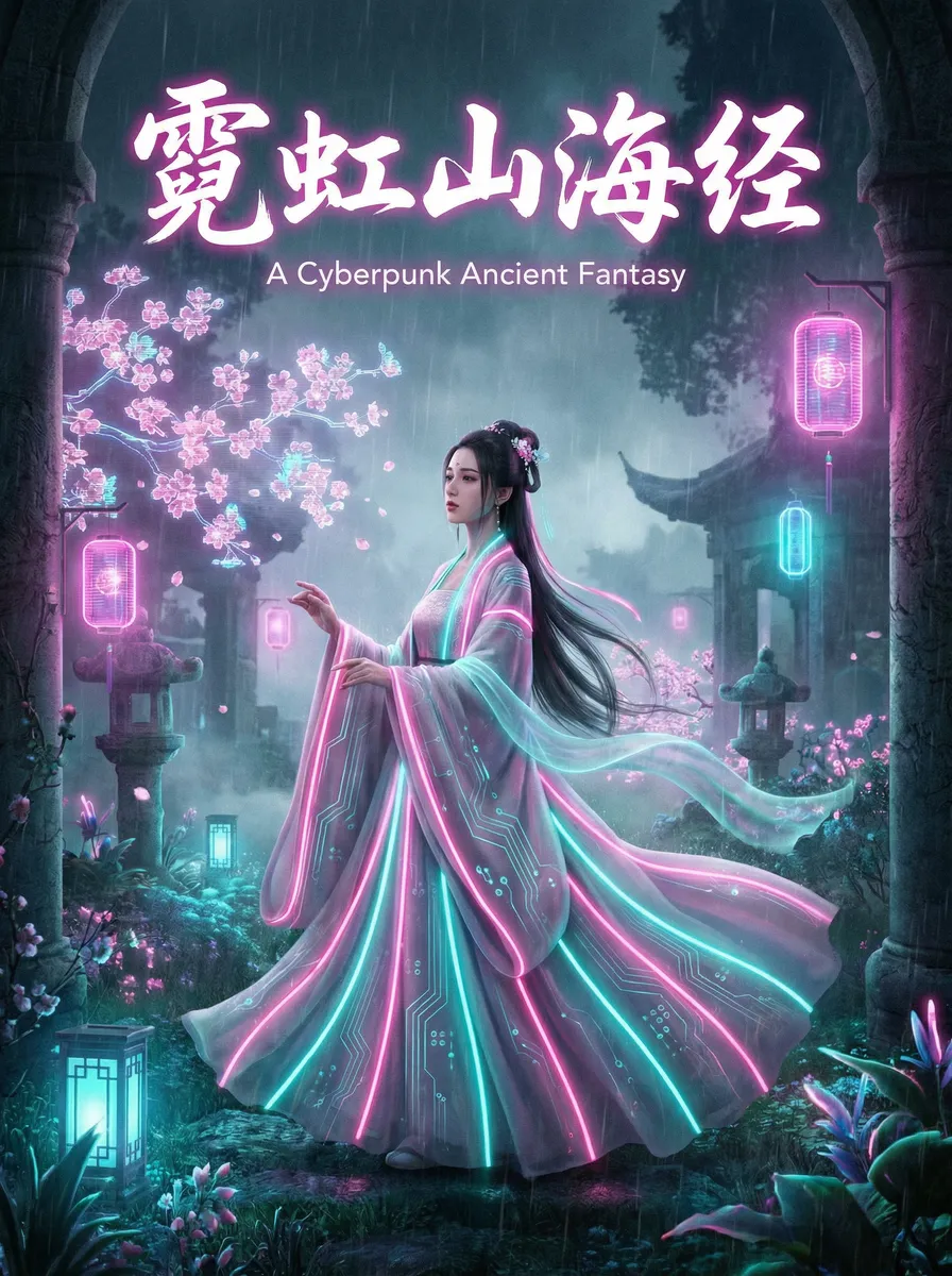 小欣奈 古风奇缘短剧 - 霓虹山海经海报